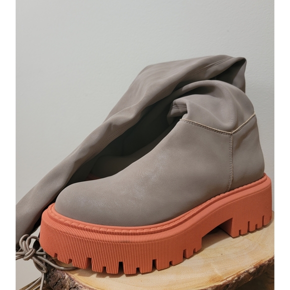 FREE PEOPLE × Chase Second Skin Over-The-Knee Boots Sz/38.5 - Picture 3 of 6